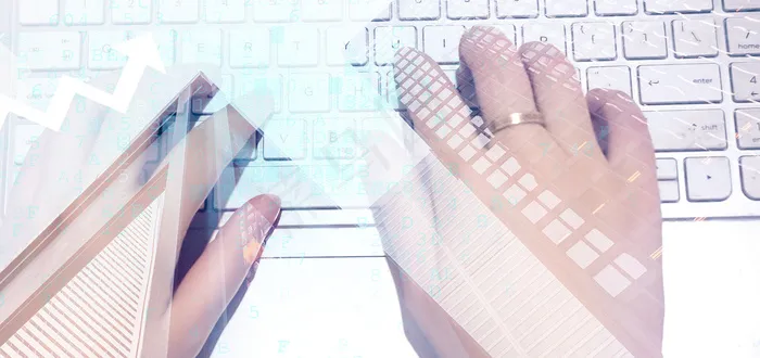 商务金融键盘banner(1920*904px 	       )psd模版下载