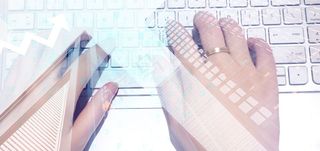 商务金融键盘banner