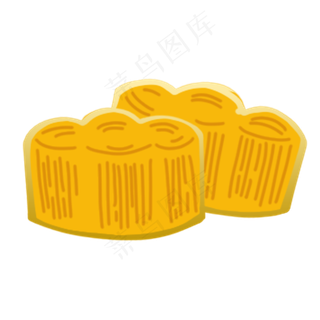 时尚的糕点免抠图