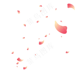 漂浮樱花花瓣装饰素材,免抠元素