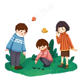 小伙伴们初春郊游踏青