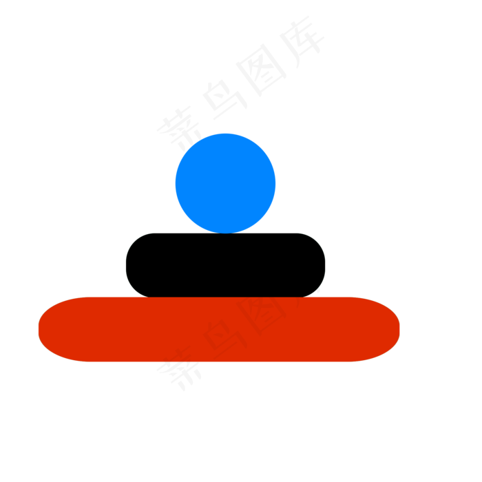 扁平化印章PNG下载(2000X2000(DPI:300))psd模版下载