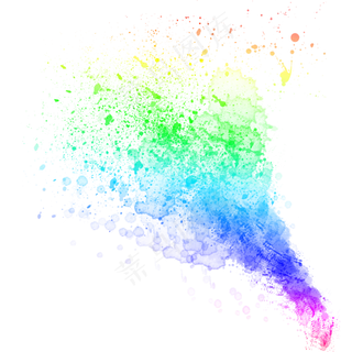 多彩水彩晕染 多彩水彩晕染