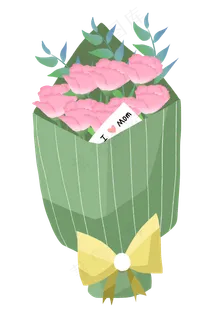 一束康乃馨母亲节礼物祝福 一束康乃馨母亲节礼物祝福