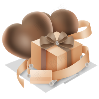 立体心和礼物盒