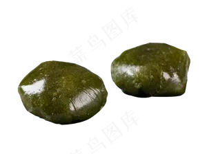 两个美食青团