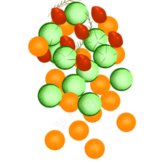 夏日水果图案
