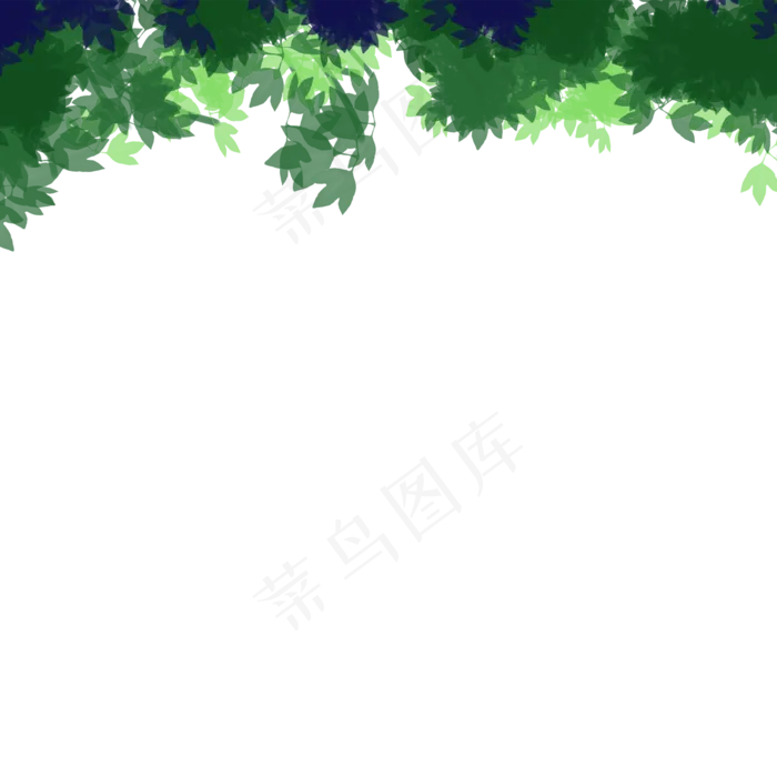 新鲜的大树叶子免抠图(2000X2000(DPI:300))psd模版下载