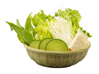 食物蔬菜豆腐金针菇