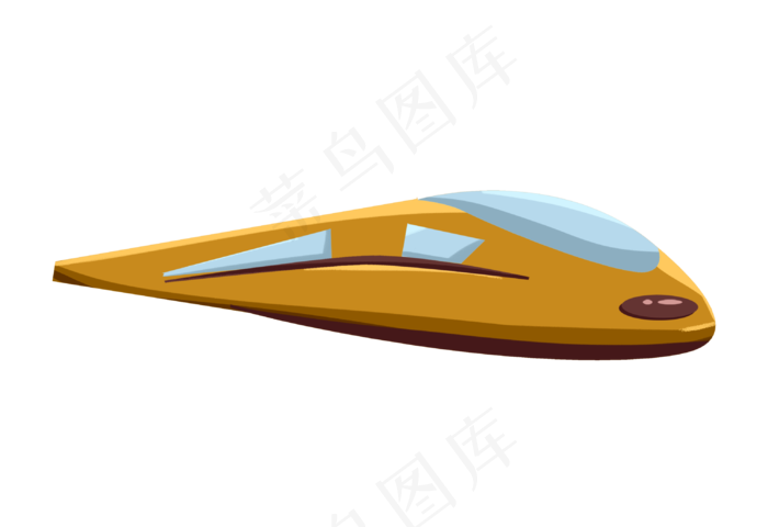 春节回家高铁插画,免抠元素