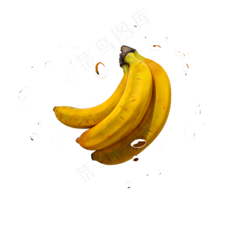 立体香蕉png图