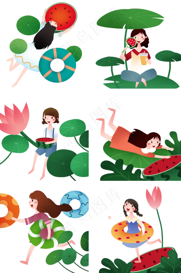 立夏人物略缩图(2000X3020(DPI:300))psd模版下载