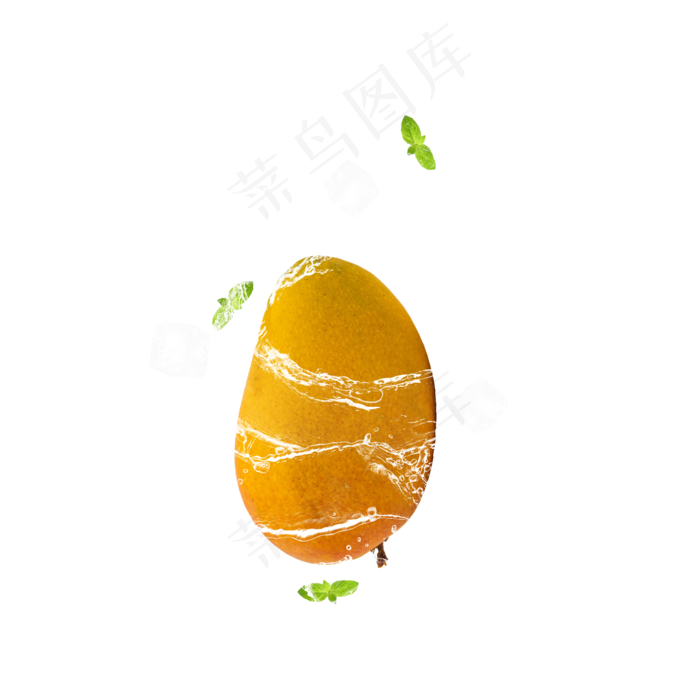 夏日冰冻芒果(2000X2000(DPI:300))psd模版下载