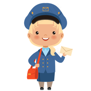 六一儿童节小小邮递员