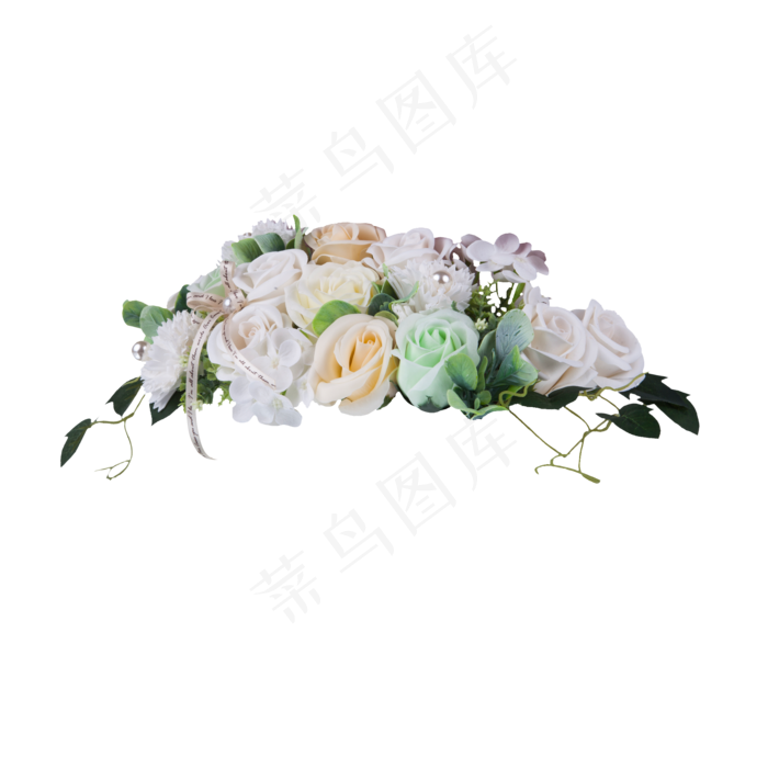 五颜六色的花店鲜花素材,免抠元素