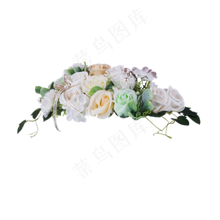 五颜六色的花店鲜花素材,免抠元素