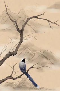 写实工笔花鸟喜鹊