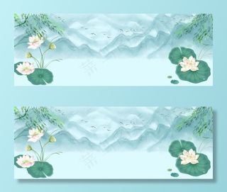 春分文艺清新中国风banner