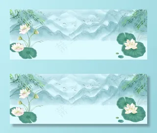 春分文艺清新中国风banner