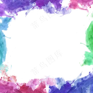 水墨笔刷边框,免抠元素 水墨笔刷边框,免抠元素