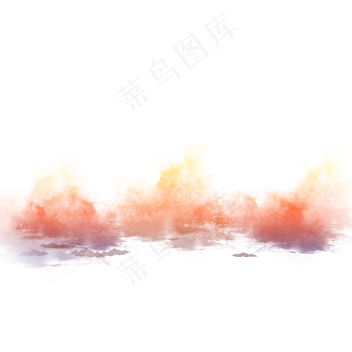 水墨山脉线条(2000X2000(DPI:300))psd模版下载