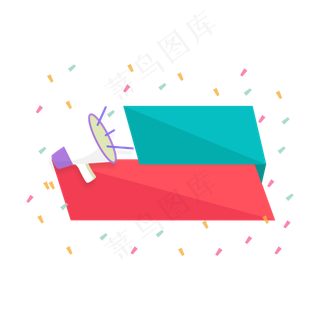 618电商活动促销标签元素