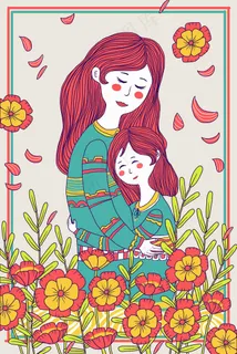 母亲节妇女节温馨温暖母爱母女 母亲节妇女节温馨温暖母爱母女