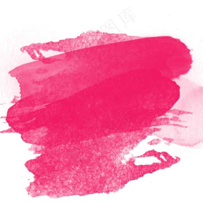玫红色水彩效果矢量素材