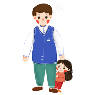 父亲节父亲与女儿