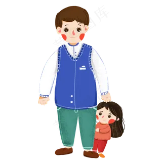 父亲节父亲与女儿