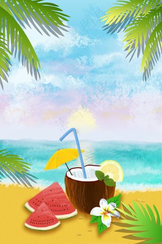 果汁加冰冰镇一夏