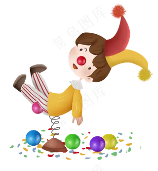 愚人节可爱的小丑