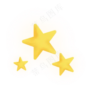 夜晚里发光的星星