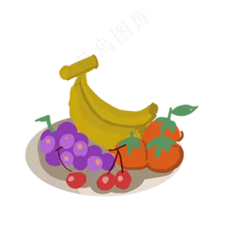 有一盘美味的水果