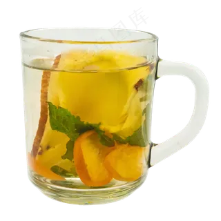 一杯水果茶水