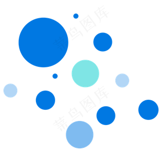 卡通矢量漂浮氛围电商