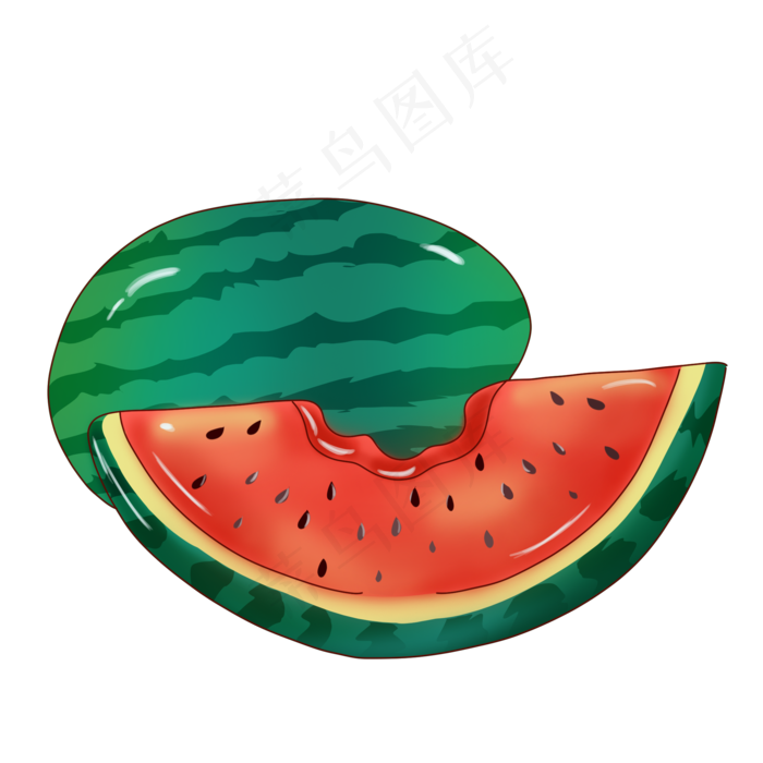 节气小暑大暑夏天西瓜