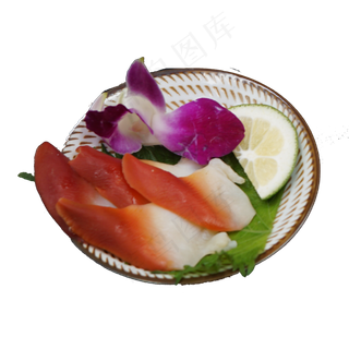 新鲜的肉和水果免抠图