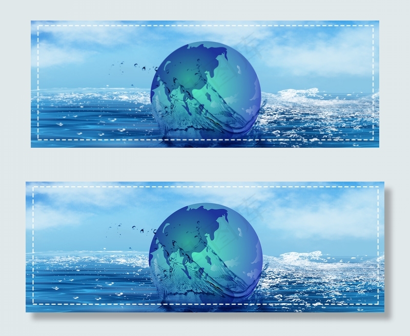 蓝色地球梦幻banner