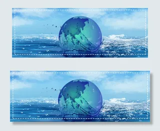 蓝色地球梦幻banner