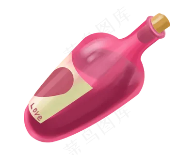 情人节红色的红酒,免抠元素
