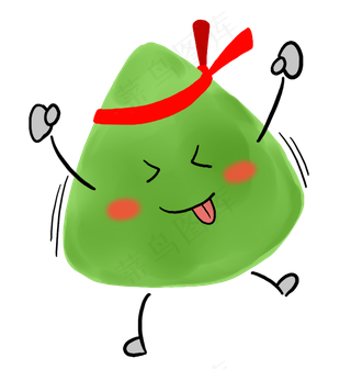 卡通端午节粽子插图