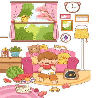 51劳动节男孩宅家