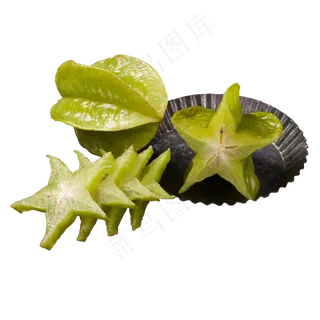 实拍果园果林水果杨桃