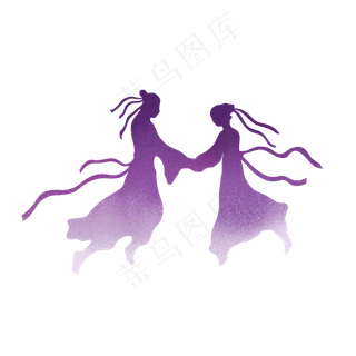 七夕牛郎与织女,免抠元素