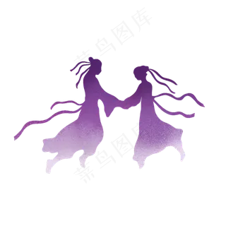 七夕牛郎与织女,免抠元素