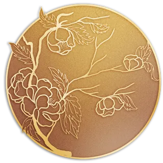 中国风金丝花卉