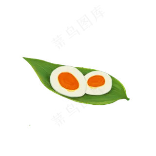 端午节咸鸭蛋粽叶