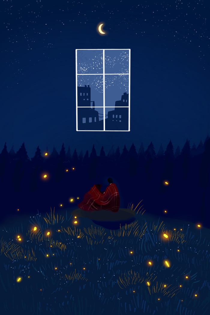 地球一小时环保公益绿色植物治愈情侣情人节