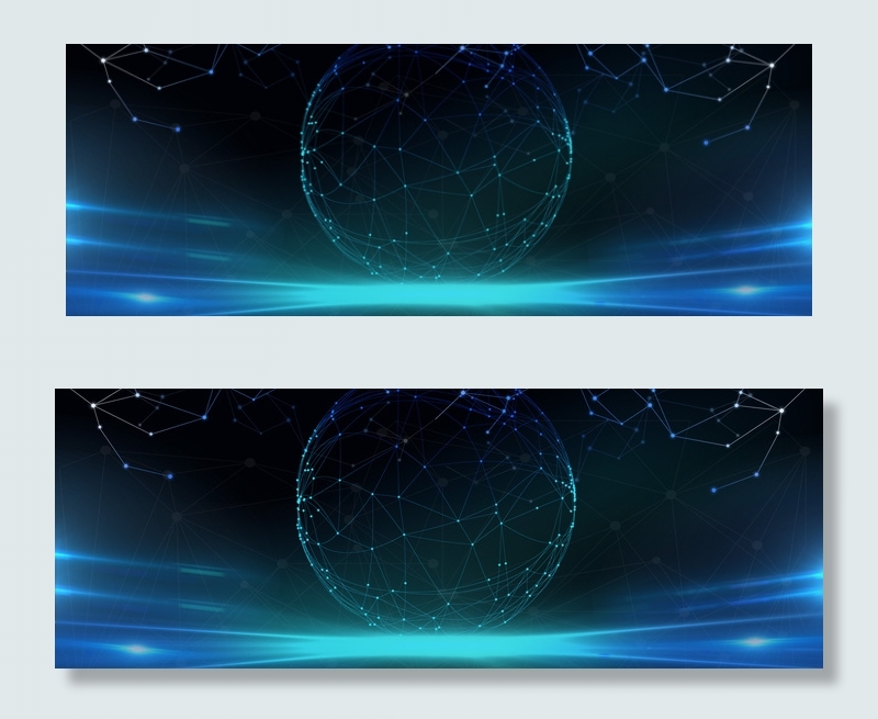 蓝色科技线条背景